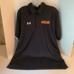 Under Armour Shirt Black “Maryland” Size Large New